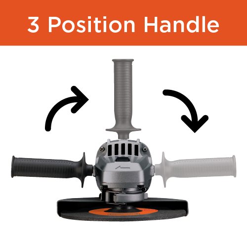 BLACK+DECKER Angle Grinder Tool, 4-1/2-Inch, 6.5-Amp (BDEG400) BLACK+DECKER Angle Grinder Tool, 4-1/2-Inch, 6.5-Amp (BDEG400)