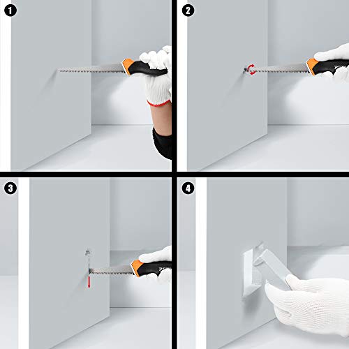 BEETRO 6-inch Wallboard Saw - Click to See at Amazon How to use a drywall saw