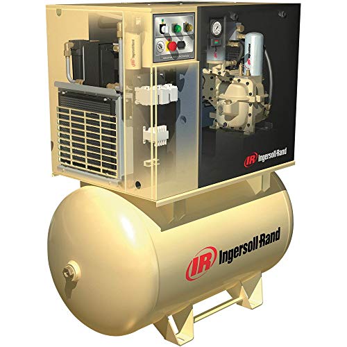 Ingersoll Rand Compressor with Total Air System - Buy on Amazon Rotary Screw Compressor with Total Air System - 230 Volts, 3-Phase, 15 HP, 55 CFM, Model Number UP6-15cTAS-125