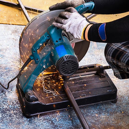 Chop Saw for Metal Cutting