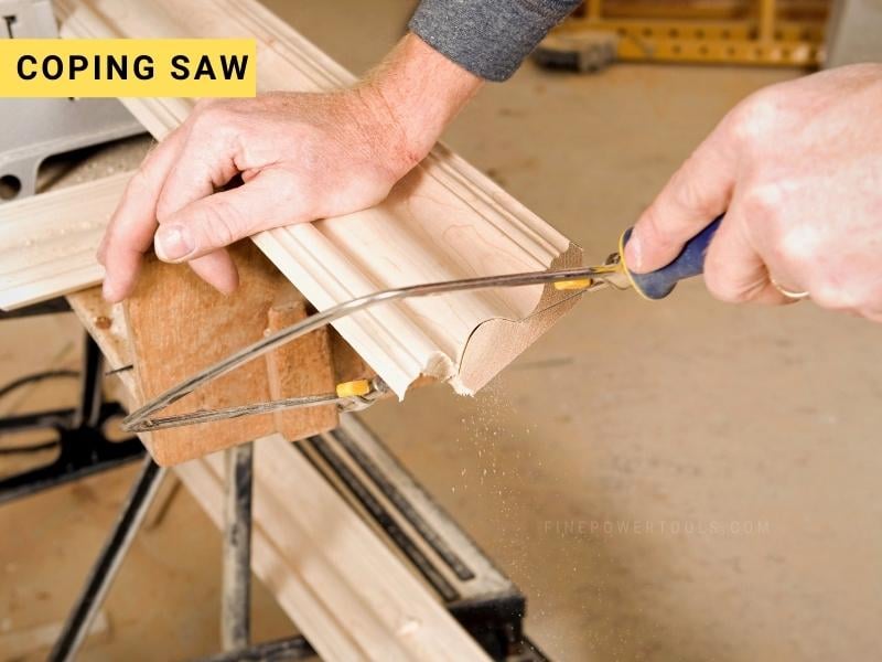 Coping Saw for Cutting Curves