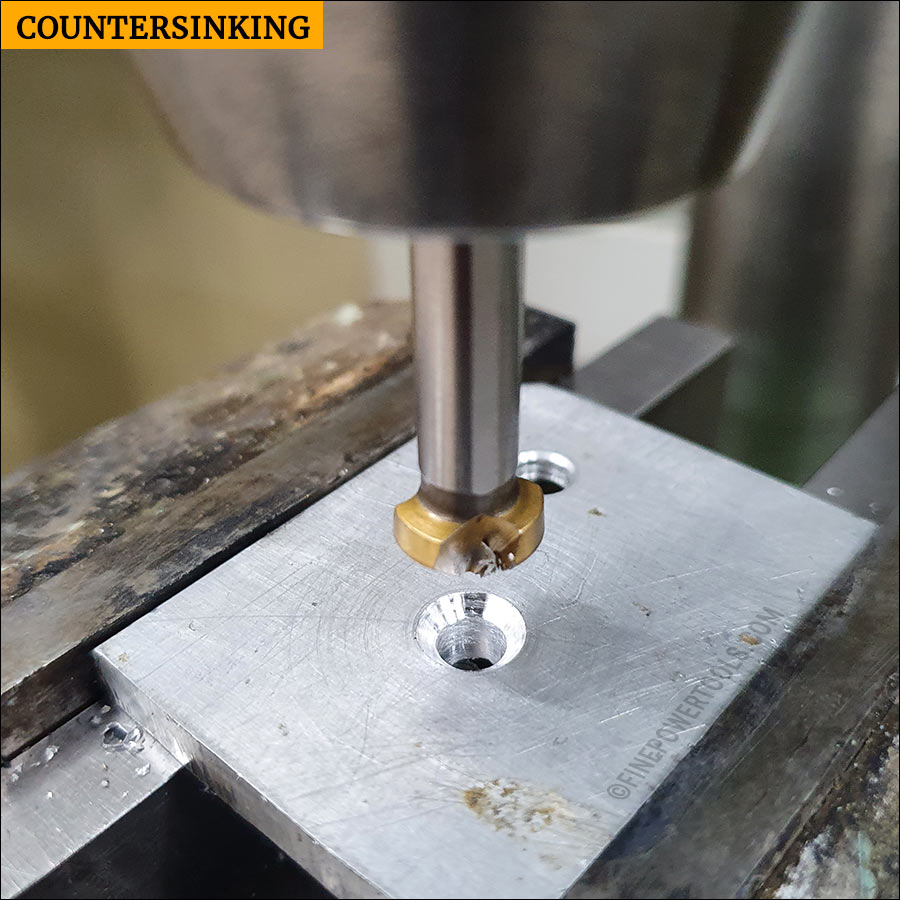 Countersinking on Drill Press