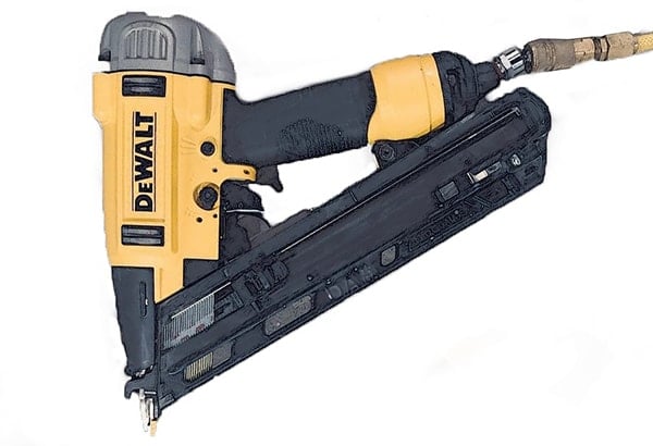 Finish Nailer with angle base