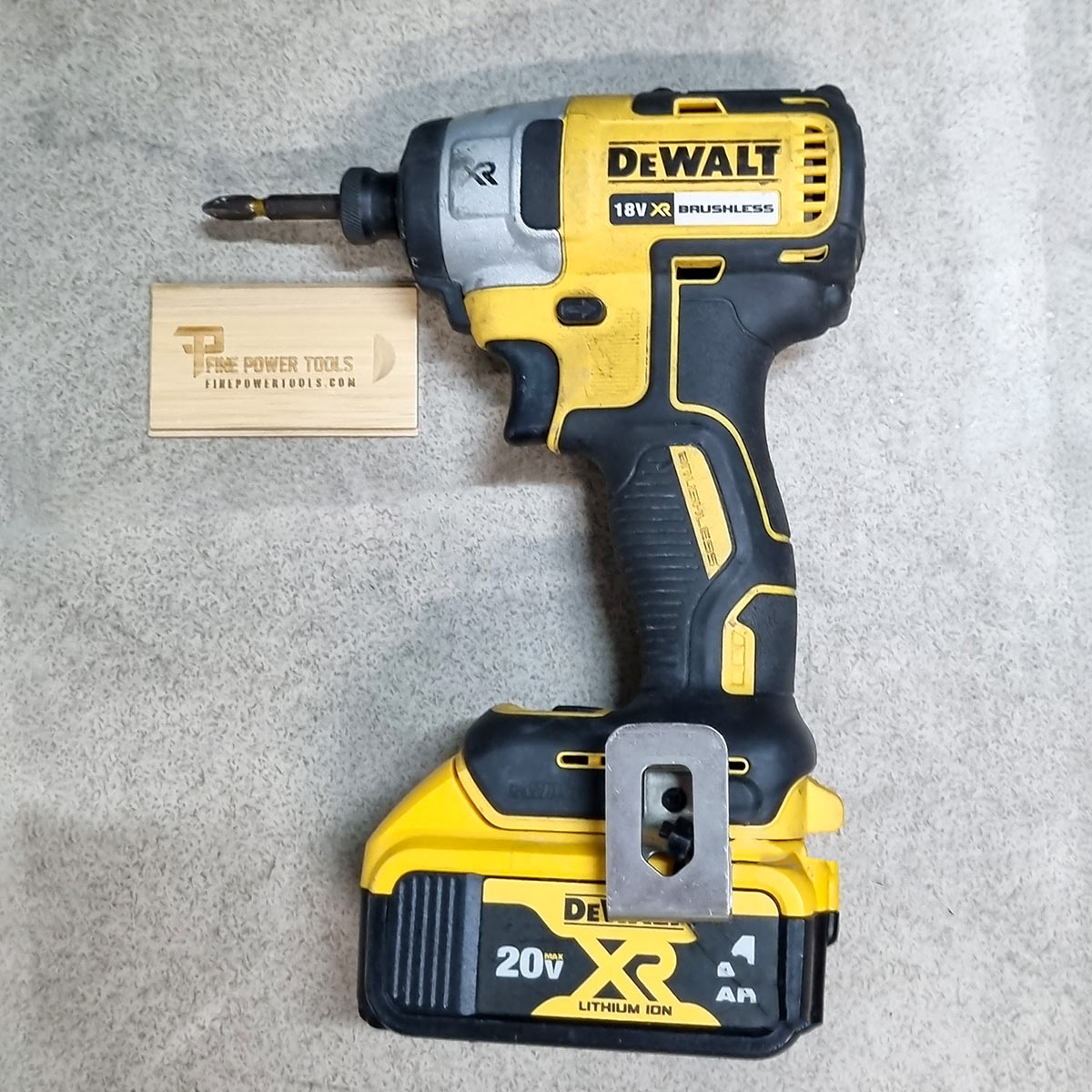 Impact driver with bit
