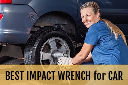 Impact wrench lug nut removal