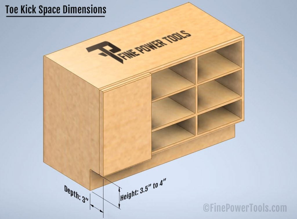 Toe Space or Kick Sapce